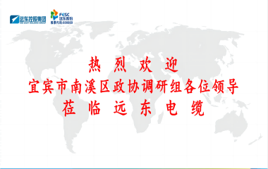 南溪區(qū)政協(xié)黨組書(shū)記、主席余水情率隊(duì)蒞臨遠(yuǎn)東電纜宜賓參觀調(diào)研